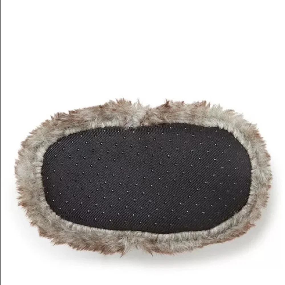 Baby Bear Slippers 0 - 3 Mo Dearfoams Holiday Infant Newborn Easy Slip on NWT